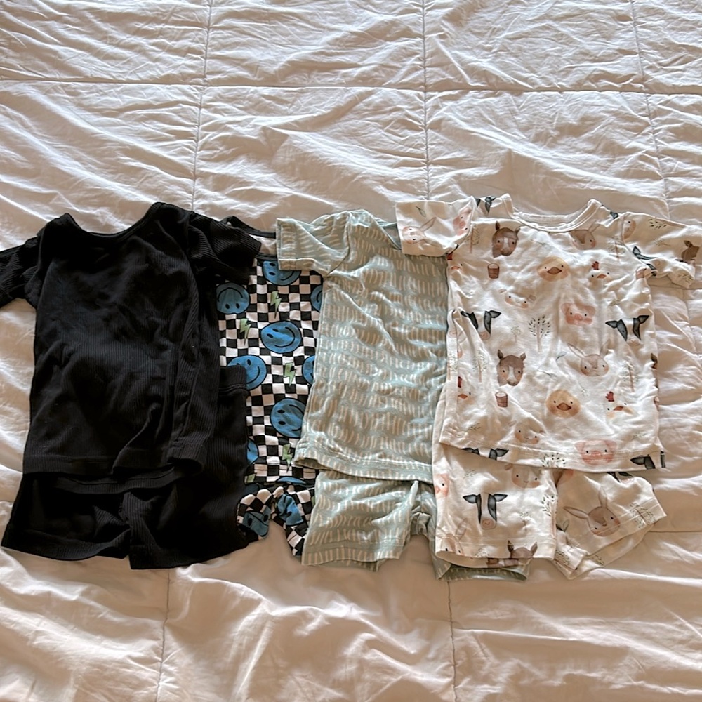 4 Bamboo Matching Sets By Little One Shop